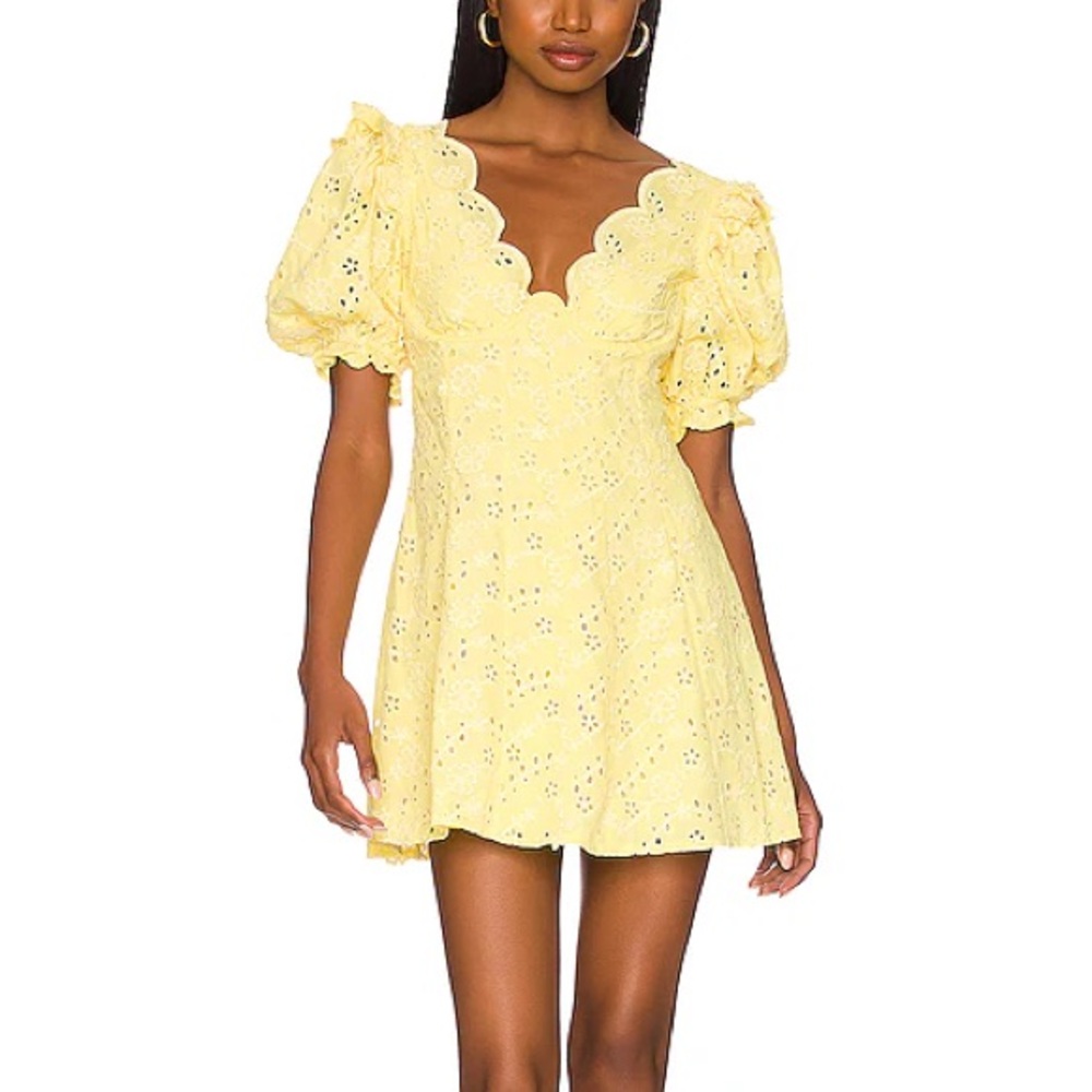Natalia Puff Sleeve Mini Dress